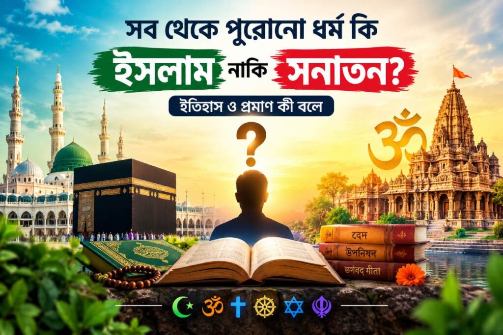 সব থেকে পুরোনো ধর্ম কি ইসলাম নাকি সনাতন